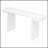 Large 60-Inch Console Table With Geometric Clean Lines, Stylish Entryway Table With Painted Finish And Adjustable Feet, Suitable For Living Room, Entryway, Hallway.-1152366331