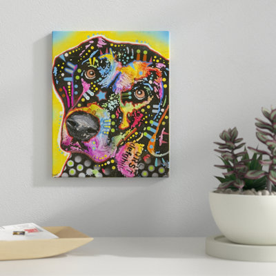 « dog art 05 », reproduction sur toile