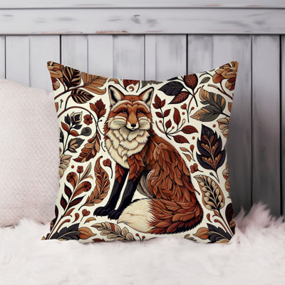 Animals Fox and Fall Leaves Cottage & Cottagecore