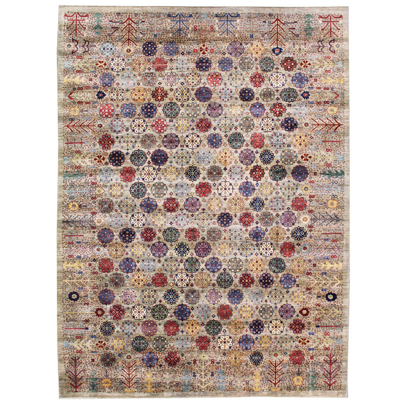 Khotan Garden One-of-a-Kind Rectangle 9'4" X 12'3" Area Rug
