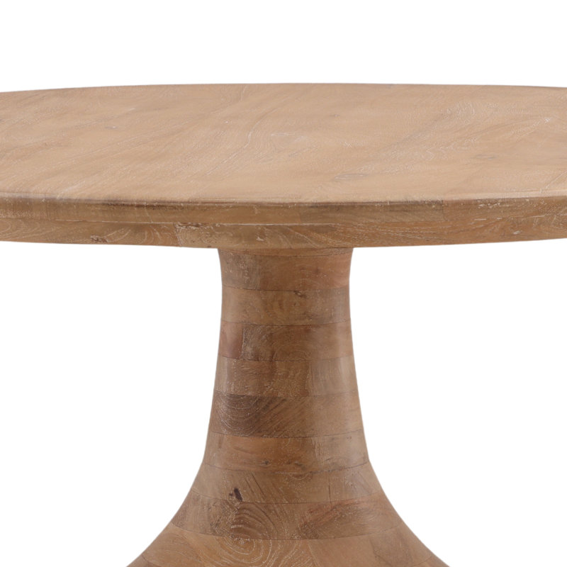 Meylin Dining Table Light Natural, Light Natural, 30" H x 47.6" L x 47.6' W