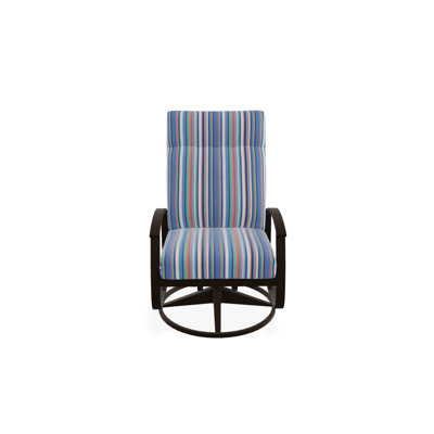 Chaise de patio pivotante avec coussins Askar