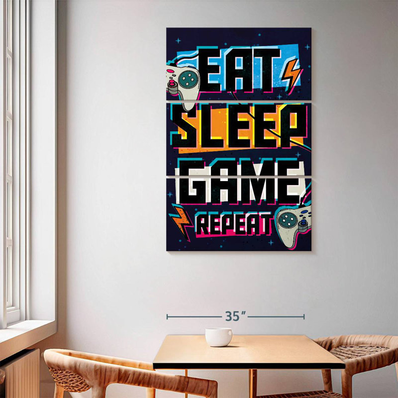 Keiraleigh Eat Sleep Game Poster