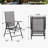 Leonard Metal Outdoor Dining Reclining Armchair-1459638127
