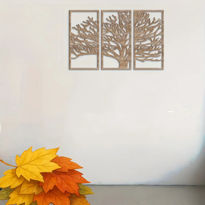 Arbre de vie, art mural en bois