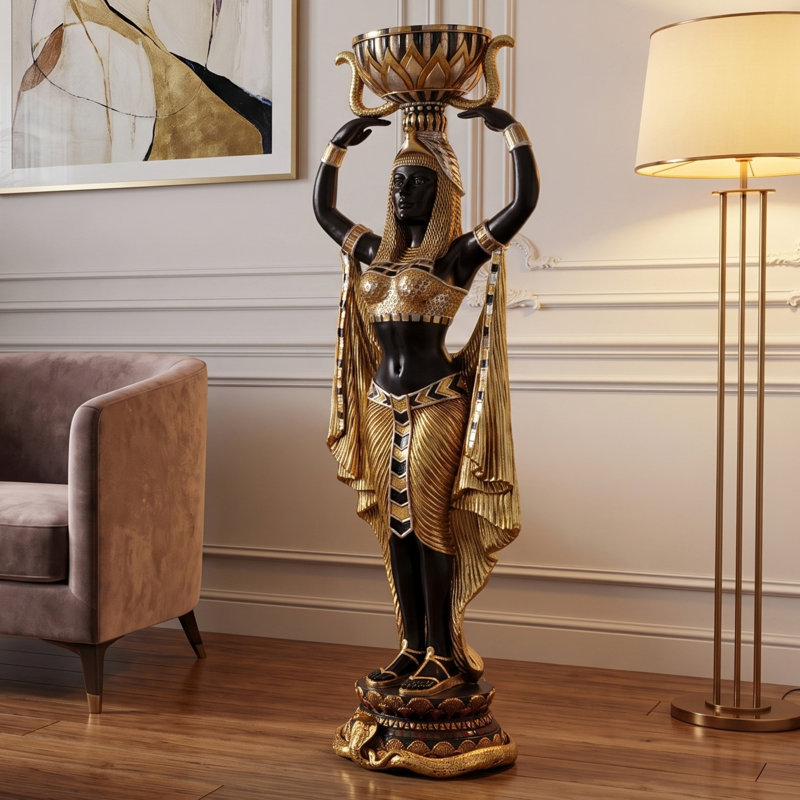 Cleopatra's Nubian Maiden Large-Scale Statue