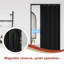 Porte accordéon 80 po à panneaux en PVC / vinyle-120641146-120284464