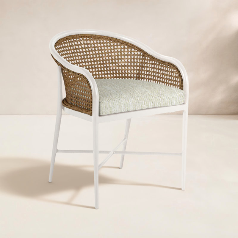 Havana Arm Chair, Chalk, No Welt, Rollo Cream