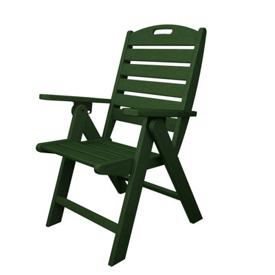 POLYWOOD Nautical Folding Highback Chair