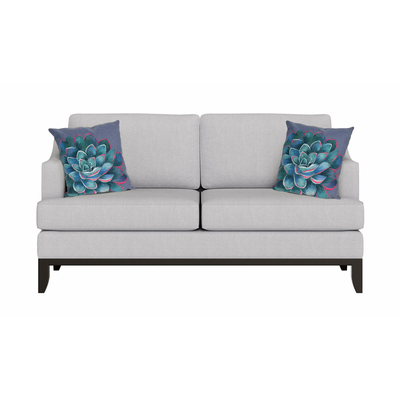 Masie Succulent Indoor/Outdoor Rectangular Pillow Cover & Insert, Blue