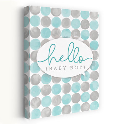 Hello Baby Boy Abstract Contemporary Art