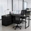 Bureau de coin réversible (sans tabourets)