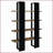 Bookcase, 4-Shelf Contemporary Black &amp; Aged Walnut | Contemporary,Modern | Primary Living Space