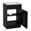 Meuble-lavabo de salle de bain avec lavabo, armoire avec porte et tablette réglable-1076212820