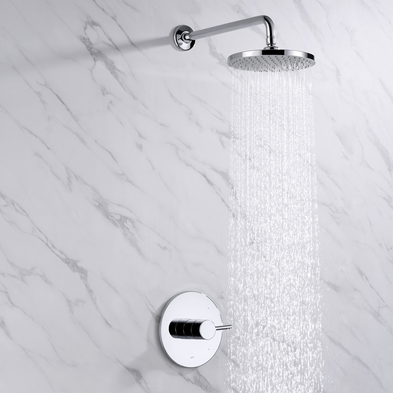 Shower Faucet with Rough-in Valve, Chrome