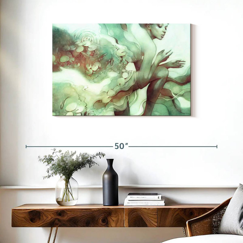 Leisha Lady Flood, 24" H x 36" W