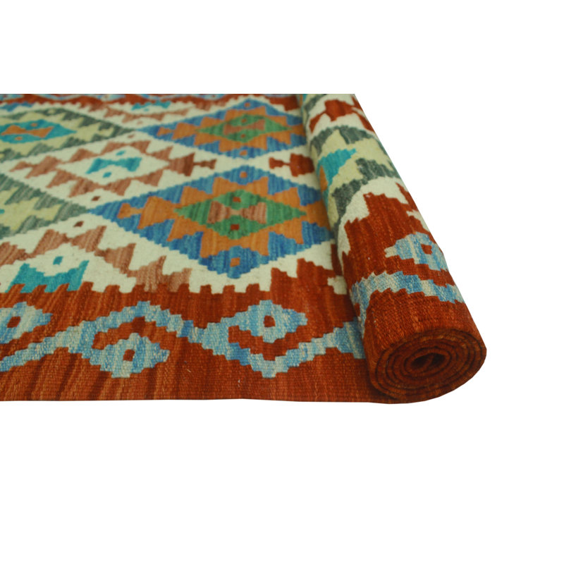 Bobbee Wool Geometric Indoor Rug