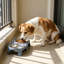 Bol en fer double pour chat-131407918