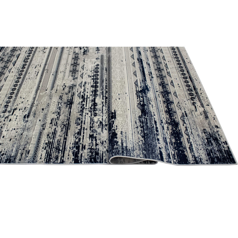 Matias Striped Indoor Rug, Rectangle 7'10" x 10'