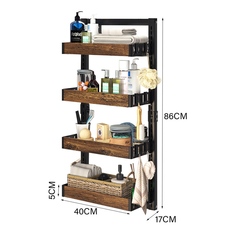 Zoee Steel Bathroom Shelves