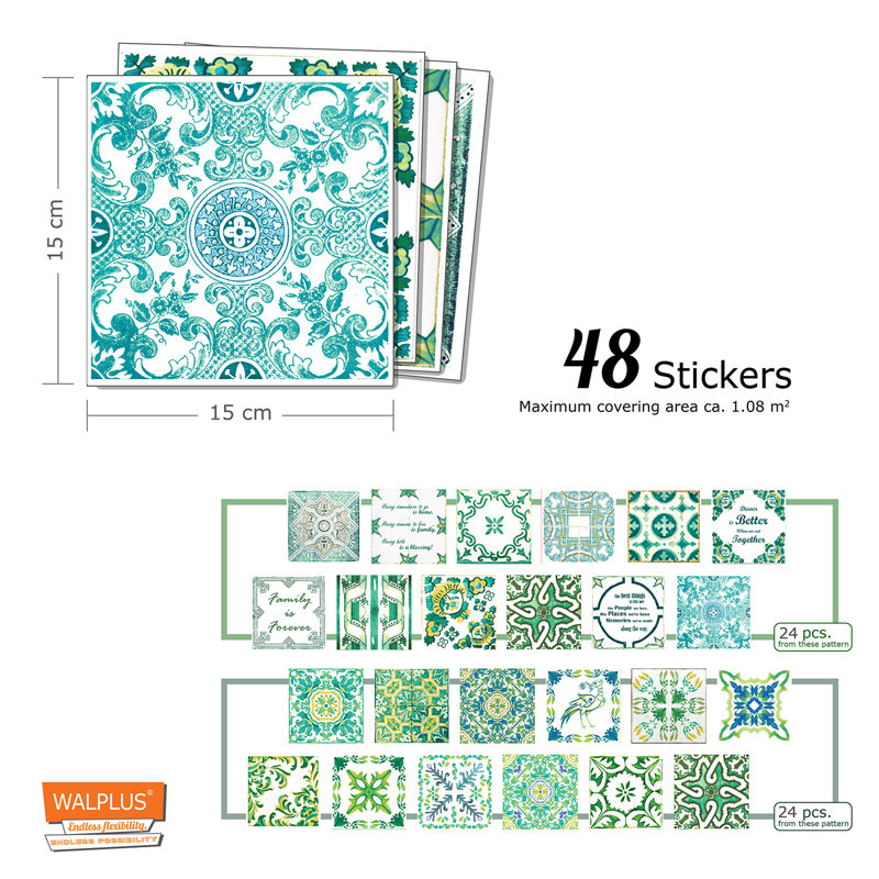 Abstract Tile Decal