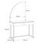 Avdulah Dressing Table with Mirror