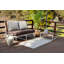 Tubac Indoor & Outdoor Boho Rug Grey/Ivory-2089192204