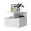 Élégante table de chevet flottante avec options de rangement polyvalentes pour la chambre à coucher-2056912372
