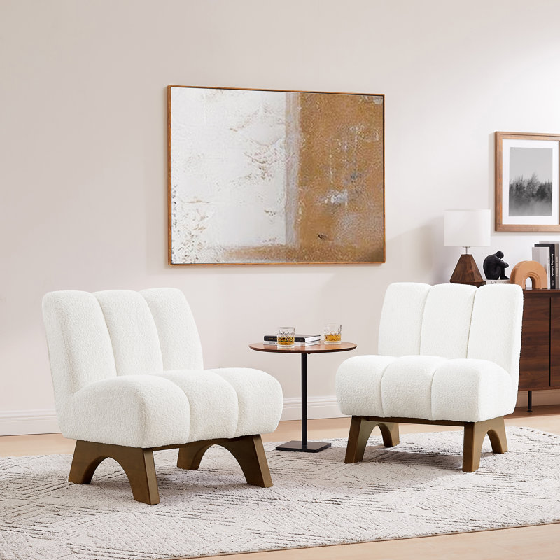 Brinlei Upholstered Accent Chair, Off White