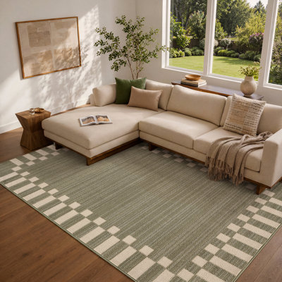 Fifth Avenue Check Border Rug