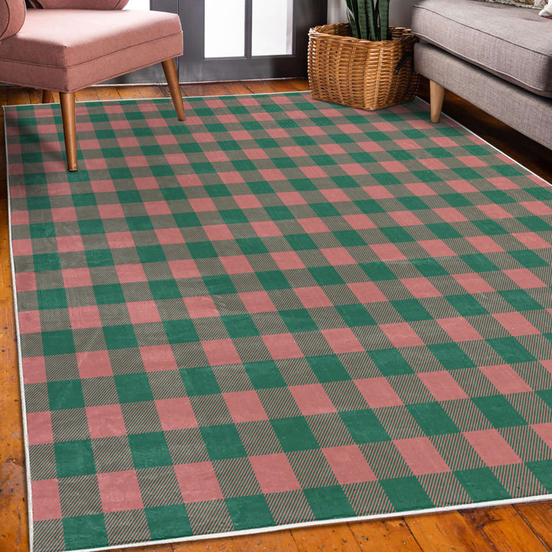 Tapis décoratif Schawn, Rectangle 4 pi x 5 pi 5 po