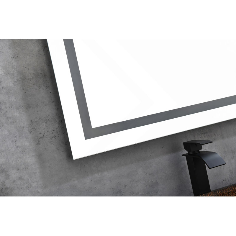 Miroir de salle de bain DEL, 48 po x 84 po