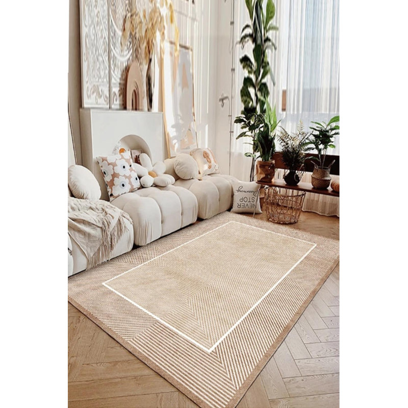 Tapis scandinave avec envers antidérapant, Tapis de couloir 5 pi 3 po x 13 pi 1 po