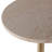 Rejanae Elegant Metal Round Pedestal Drink Table with Stone Tabletop for Decorative Accents - Small Top End Table for Living Room or Kitchen Display - 25"-1166920771
