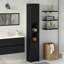 Bathroom Cabinet 30 X 30 X 183.5 Cm Engineered Wood