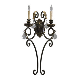 Araiz Steel Candle Wall Light
