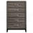 Gregory Grey Oak 5-Drawer Chest