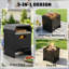 Outsunny 3 in 1 Outdoor Pizza Oven Portable Wood Fired Pizza Maker