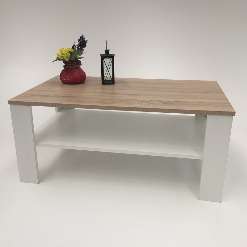 Euramo Four Leg Coffee Table, Sonoma Oak