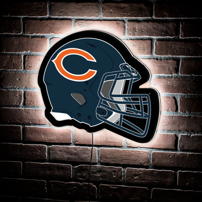 NFL LED Helmet Shaped Lighted Wall Sign