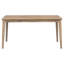 Ensemble de salle à manger 6 pièces de style classique et traditionnel TREXM, comprenant une table de salle à manger, 4 chaises rembourrées et un banc (bois naturel délavé)