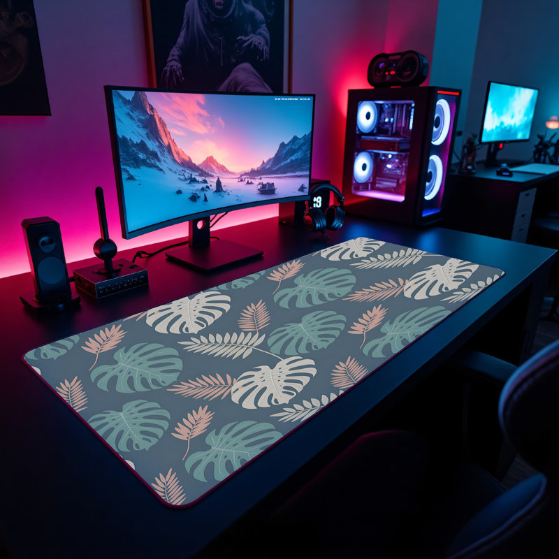 Polyester Desk Pad, 14.4x12.1