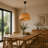 Pacitte Handwoven Natural Bamboo Pendant Light - Double Layer Dome Design For Soft Ambient Lighting