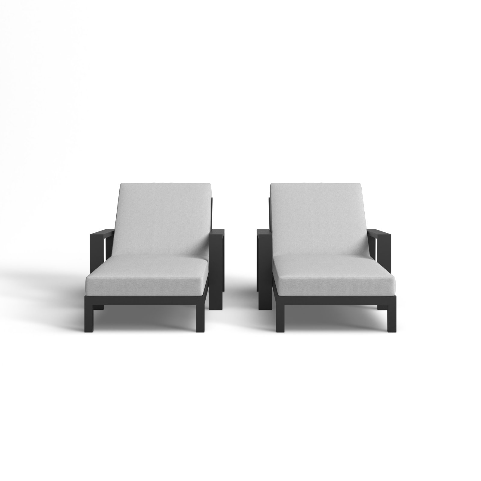 AllModern Hoyt 35'' Outdoor Metal Chaise Lounge Reviews AllModern