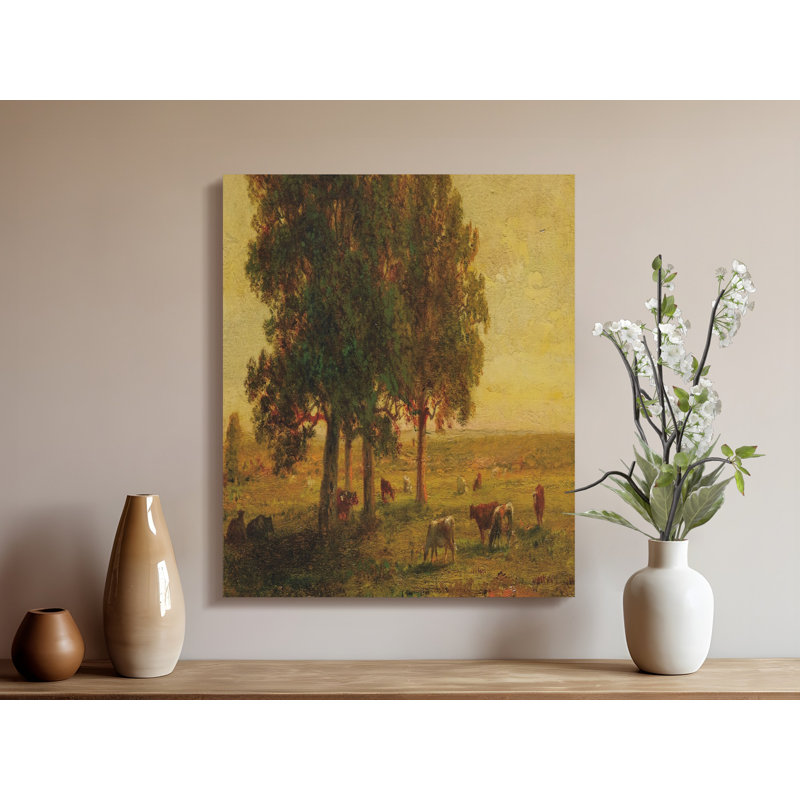 Delvalle 1 Piece Wrapped Canvas Wall Art Set, 24x32