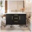 Wall Mounted Bathroom Vanity Resin Sink 2 Drawers Solid Wood Floating-121100911