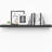 Miami 48" W x 8" D Floating Shelf with Invisible Wall Mount Bracket-97921727