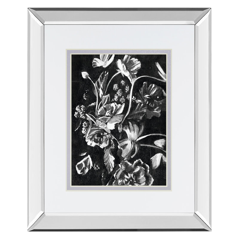 Art mural Enchanted Bloom - 34 "x 40" - Cadre en miroir