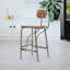 Tabouret 30 "en métal