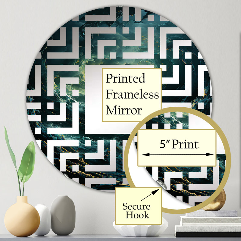 Circle Mirror, 23.6" x 23.6"